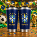 Kit de 2 Copos Térmicos em Inox do Brasil