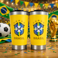 Kit de 2 Copos Térmicos em Inox do Brasil