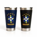 Kit de 2 Copos Térmicos em Inox do Brasil