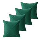 Kit 4 Capas de Almofada Drapeadas Copa do Mundo 45x45cm – Decoração Moderna e Premium