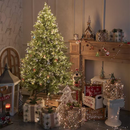 Luzes de Fogos de Artifício 10m/20m com 600 LEDs, Fio de Prata, Alimentada na Tomada com Controle Remoto, Decoração de Á