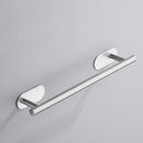 Barra Toalheira Dupla em Aço Inoxidável (Instalação SEM PERFURAÇÃO): O Upgrade de Luxo que Organiza Seu Banheiro Sem Furos na Parede