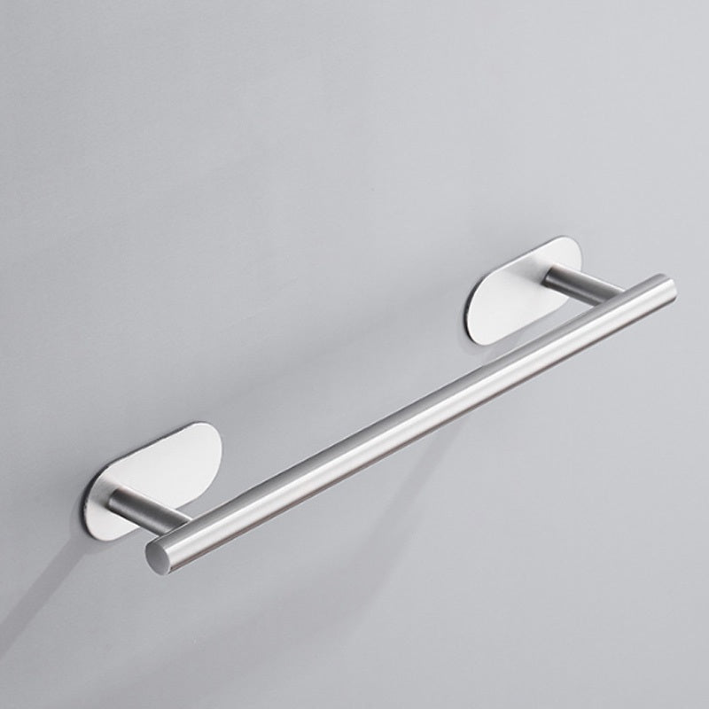 Barra Toalheira Dupla em Aço Inoxidável (Instalação SEM PERFURAÇÃO): O Upgrade de Luxo que Organiza Seu Banheiro Sem Furos na Parede