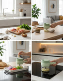 Triturador e Cortador Elétrico Multifuncional de Mão: Pique Vegetais, Carnes e Alho em Segundos (O Fim da Faca e do Esforço Manual)