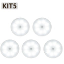 Luminária LED Inteligente com Sensor de Movimento e USB: A Solução Magnética Sem Fios Para Iluminar Seus Passos e Organizar Seus Comodos