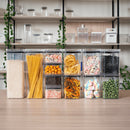 Kit Mantimentos Hermético PRO: Organização Empilhável & Anti-Umidade