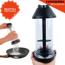 Tapioqueira 3 em 1: Peneira, Armazena e Polvilha Goma (O Segredo para Fazer a Tapioca Lisa e Perfeita sem Sujeira)