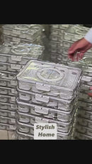 Caixa Organizadora Transparente Empilhável com Divisórias: Solução Multiuso para Geladeira e Despensa (O Fim da Bagunça de Itens Soltos)