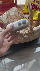 Mini Máquina Seladora e Cortadora Portátil 2 em 1 (Recarregável USB): O Segredo para Manter Seus Alimentos 100% Frescos e Crocantes