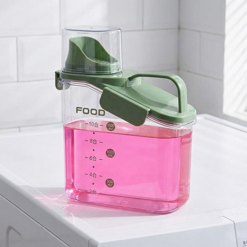 Pote Precision Flow: Organizador Hermético com Tampa Dosadora™