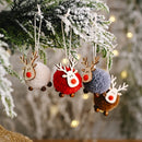 Pingente Exclusivo de Chifre de Alce (Antler): Decoração de Árvore de Natal Nórdica e Elegante (Toque Rústico-Chique)