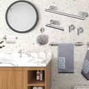 Barra Toalheira Dupla em Aço Inoxidável (Instalação SEM PERFURAÇÃO): O Upgrade de Luxo que Organiza Seu Banheiro Sem Furos na Parede