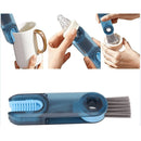 Escova de Limpeza 3 em 1 Rotativa 360° para Garrafas e Copos (A Única Solução para Alcançar o Fundo e Eliminar o Mofo)