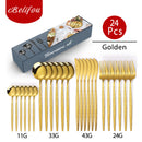 Faqueiro Royal Gold 24 Peças: Coleção Banquete de Luxo™ (O Segredo das Mesas de Alto Padrão)