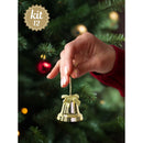 Kit Luxo 12 Mini Sinos de Natal com Pingente: Decoração Musical, Brilhante e Tradicional para Árvore e Guirlanda (O Som da Festa)