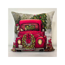 Kit 4 Capas Para Almofada Modelo Natal Aveludado Decorativo Natal