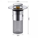 Ralo de Pia de Banheiro POP-UP com Filtro Antientupimento (Capta Cabelos e Pêlos): O Toque de Mágica que Acaba com o Pesadelo do Encanamento Bloqueado