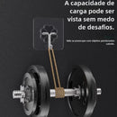 KIT de Ganchos Adesivos Fortes (10 ou 20 Unidades) Sem Perfuração: A Solução Autocolante e Multifuncional Para Organizar Casa, Cozinha e Banheiro