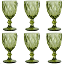 Jogo de Taças Diamond Premium 330ml – Design em Relevo