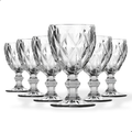 Jogo de Taças Diamond Premium 330ml – Design em Relevo