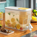 4 Litros Suqueira Plastica com tampa para Geladeira Com torneira