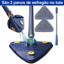 Mop Ultra-Alcance 360°: O Esfregão Triangular Ergonômico™