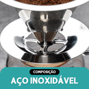 Filtro Coador de Café Inox Reutilizável - Seu último filtro de café