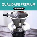 Filtro Coador de Café Inox Reutilizável - Seu último filtro de café