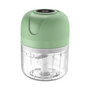 Mini Processador Elétrico de Alimentos Portátil USB: Triturador Sem Fio com 3 Lâminas de Aço Inox (O Fim do Alho Picado à Mão em 10 Segundos)